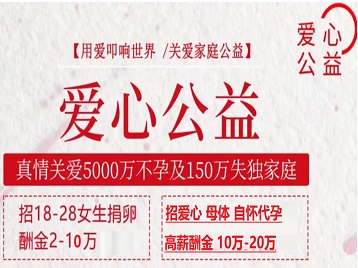 武乡捐卵助孕生子 爱心志愿者招募